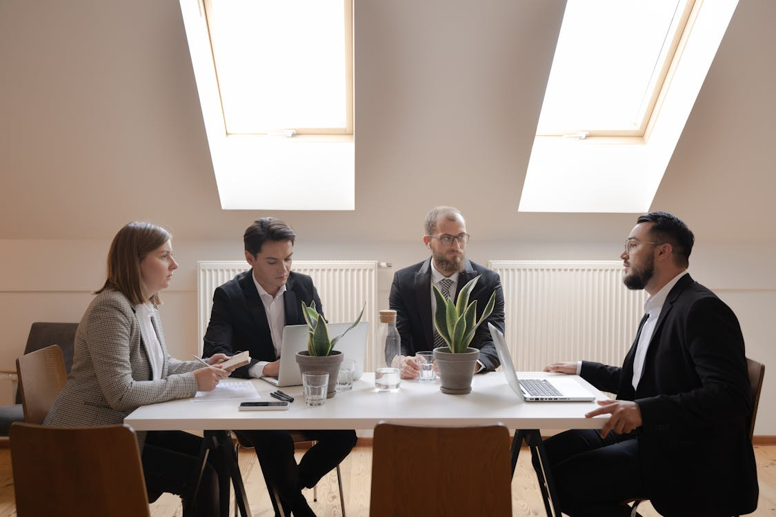 people having a conference 